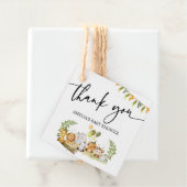 Oerwoud Party Baby Animals Baby shower Favor Bedankjes Labels (In situ)