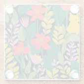 Oerwoud patroon glazen onderzetter (Achterkant)