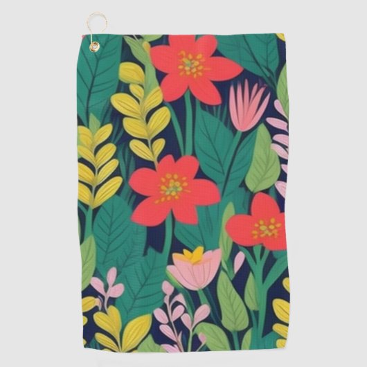 Oerwoud patroon golfhanddoek (Voorkant)