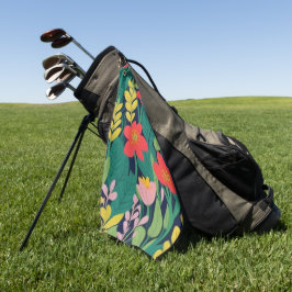 Oerwoud patroon golfhanddoek