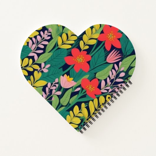 Oerwoud patroon notitieboek (Achterkant)