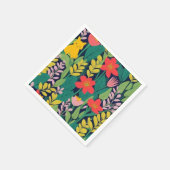 Oerwoud patroon servet (Hoek)