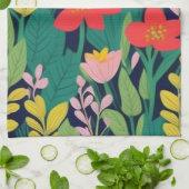 Oerwoud patroon theedoek (Gevouwen)