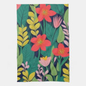 Oerwoud patroon theedoek (Verticaal)