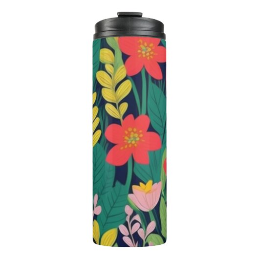 Oerwoud patroon thermosbeker (Voorkant)