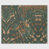 Oerwoud Pattern Camo - Natuur Textuur Cadeaupapier (Vlak)