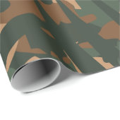 Oerwoud Pattern Camo - Natuur Textuur Cadeaupapier (Rol Hoek)