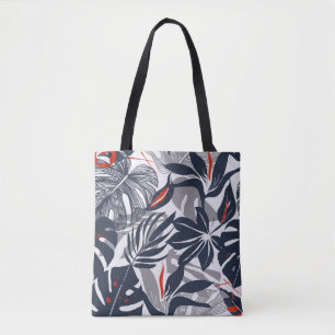 Oerwoud Planten: Bloemen Organisch Naadloos Tote Bag
