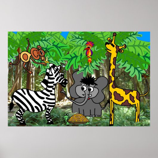 Oerwoud Poster (Voorkant)