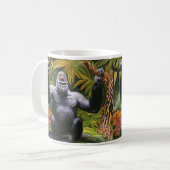 Oerwoud primaat, Silverback Lowland Gorilla Koffiemok (Voorkant links)