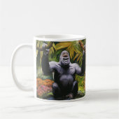 Oerwoud primaat, Silverback Lowland Gorilla Koffiemok (Links)