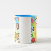 Oerwoud Princess Mok 11oz (wit/blauw) (Center)