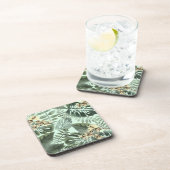 Oerwoud Print met Cream Orchids Onderzetter Set (Rechterzijde)