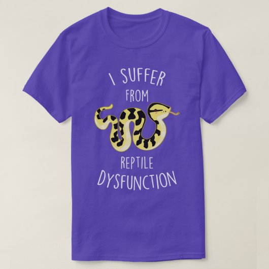 Oerwoud Python Reptiel disfunctie T-shirt (Design voorkant)