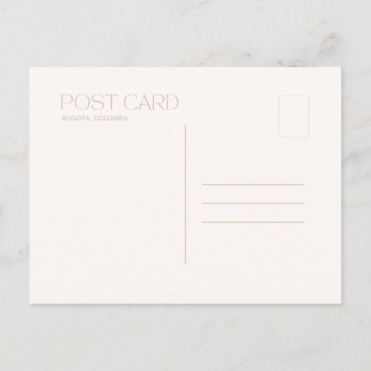 Oerwoud Regenboog Bogota Colombia Briefkaart (Achterkant)