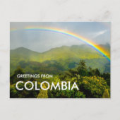 Oerwoud Regenboog Bogota Colombia Briefkaart (Voorkant)