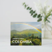 Oerwoud Regenboog Bogota Colombia Briefkaart (Staand voorkant)
