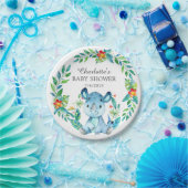 Oerwoud Rhino Baby shower 7" Bord (Feest)