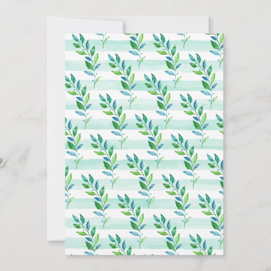 Oerwoud Rhino BINGO Baby shower Game Kaart (Achterkant)