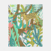 Oerwoud Roar - Cheetah Fleece Deken (Voorkant)