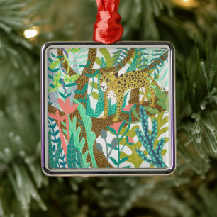 Oerwoud Roar - Cheetah Metalen Ornament