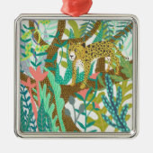 Oerwoud Roar - Cheetah Metalen Ornament (Voorkant)