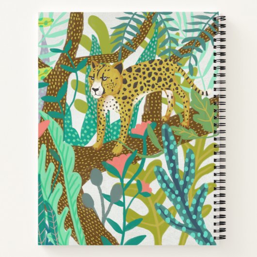 Oerwoud Roar - Cheetah Notitieboek (Achterkant)