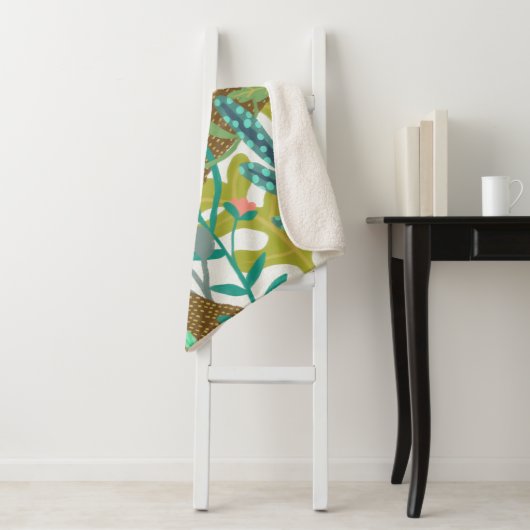 Oerwoud Roar - Cheetah Sherpa Deken (In situ)