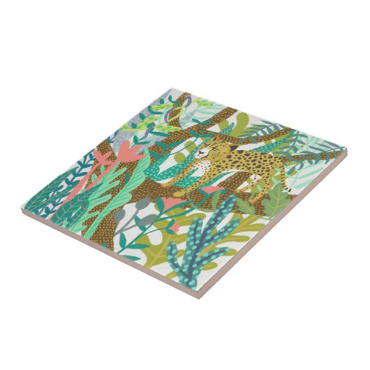 Oerwoud Roar - Cheetah Tegeltje (Zijkant)