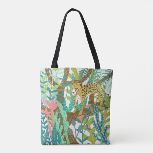 Oerwoud Roar - Cheetah Tote Bag (Achterkant)