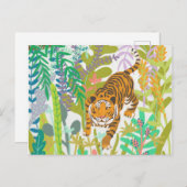 Oerwoud Roar - Tiger Briefkaart (Voorkant / Achterkant)