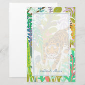 Oerwoud Roar - Tiger Briefpapier (Voorkant / Achterkant)