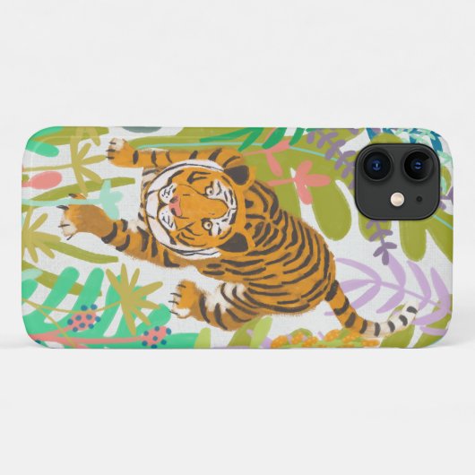 Oerwoud Roar - Tiger Case-Mate iPhone Case (Achterkant (horizontaal))