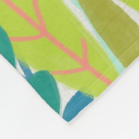 Oerwoud Roar - Tiger Fleece Deken (Hoek)