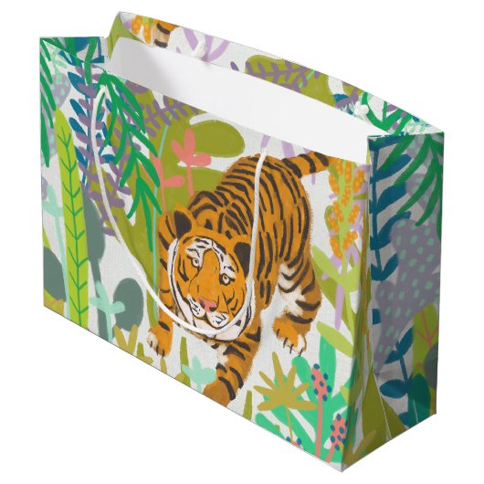 Oerwoud Roar - Tiger Groot Cadeauzakje (Achterkant Gekanteld)