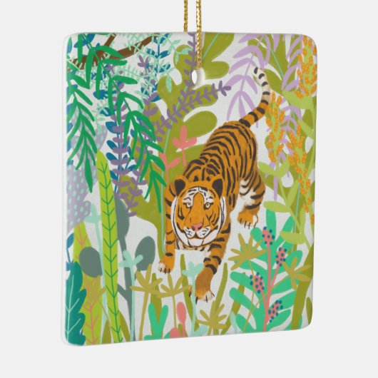 Oerwoud Roar - Tiger Keramisch Ornament (Rechts)