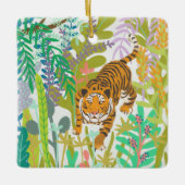 Oerwoud Roar - Tiger Keramisch Ornament (Voorkant)