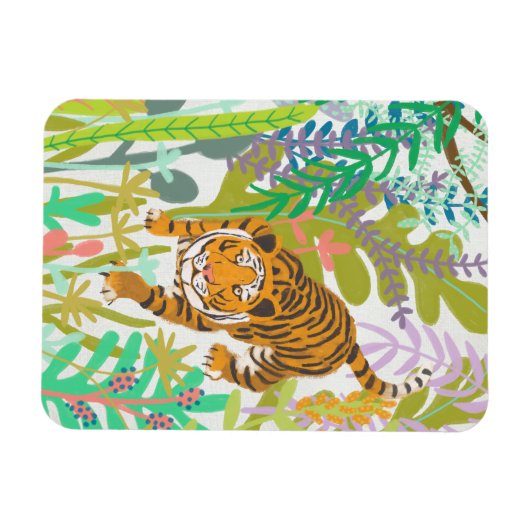 Oerwoud Roar - Tiger Magneet (Horizontaal)