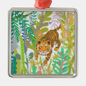Oerwoud Roar - Tiger Metalen Ornament (Voorkant)