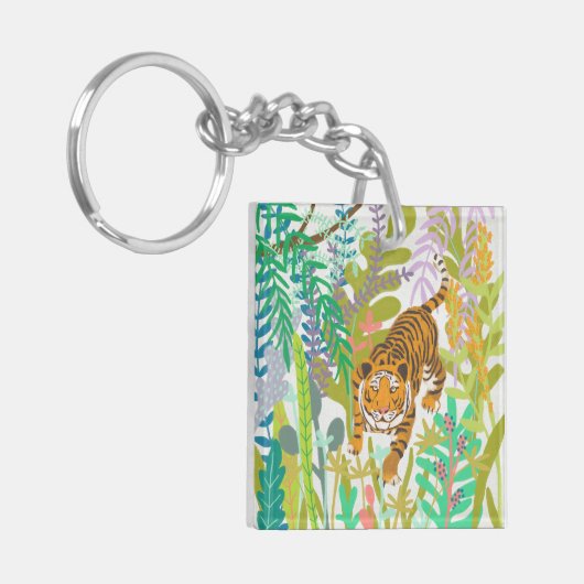 Oerwoud Roar - Tiger Sleutelhanger (Voorkant Links)