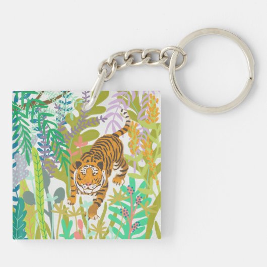 Oerwoud Roar - Tiger Sleutelhanger (Achterkant)