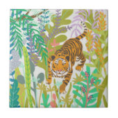 Oerwoud Roar - Tiger Tegeltje (Voorkant)