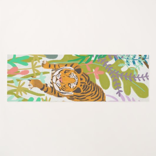 Oerwoud Roar - Tiger Yogamat (Voorkant (horizontaal))