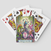 Oerwoud Rock Band Monogram Go Fish Game Pokerkaarten (Achterkant)