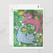 Oerwoud Romp - Folk Art Painting Briefkaart (Voorkant / Achterkant)