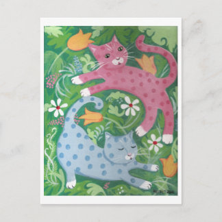 Oerwoud Romp - Folk Art Painting Briefkaart