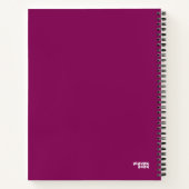 Oerwoud Roos Notitieboek (Achterkant)