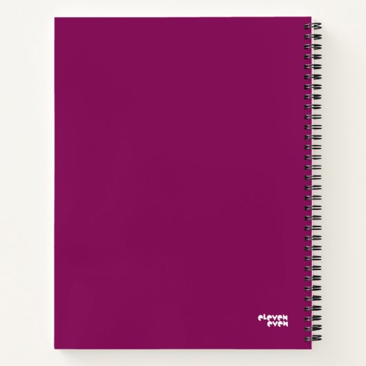 Oerwoud Roos Notitieboek (Achterkant)