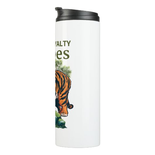 Oerwoud Royalty-vibes Thermosbeker (Geroteerd rechts)