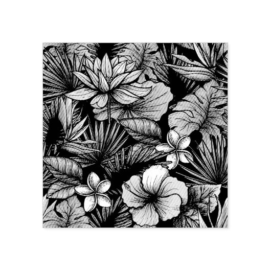 Oerwoud Rubberstempel (Afrduk)